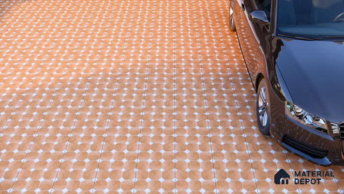 Rounded Edge Terracotta Parking Tiles for a Clean, Uniform Outdoor Look | Material Depot