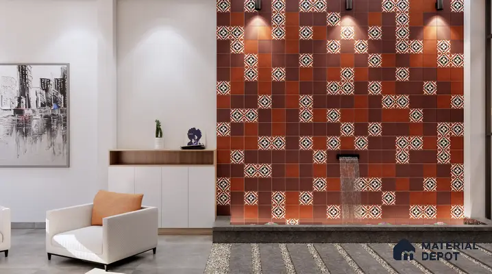 Stone Floor & Wall Tile TL 10059 Graphite Grey 8 ft x 2.62 ft Matte Finish Vitrified Large Format Tile - 15 mm | | Suitable For Living Room, Bedroom, Dining Area | Adhesive and Spacers Must be Used During Installation