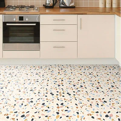 Closeup application image of Terrazzo Tiles Tiles