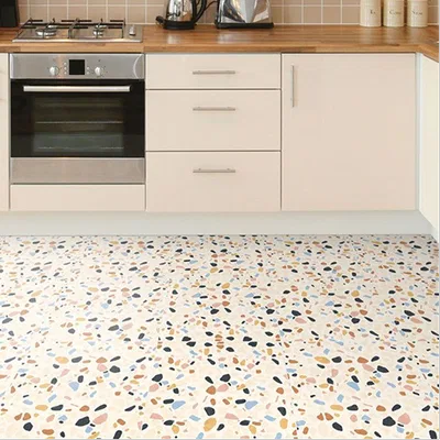 Closeup application image of Terrazzo Tiles