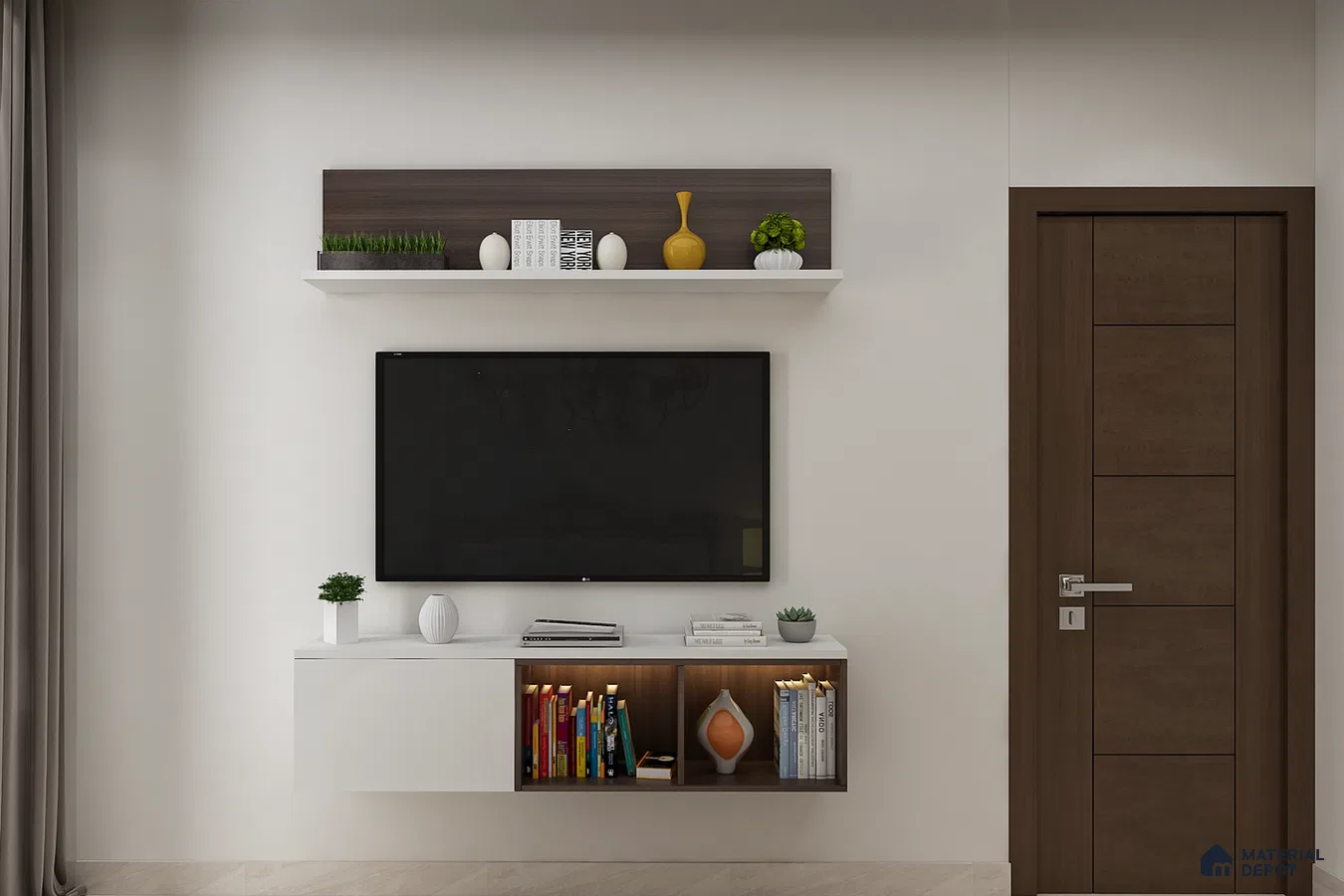 Classic Wall Mount TV Unit