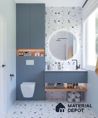 Tranquil Retreat: Harmonious Bathroom Space | Material Depot