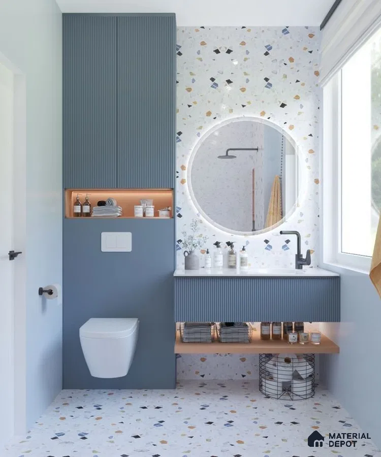 Tranquil Retreat: Harmonious Bathroom Space | Material Depot