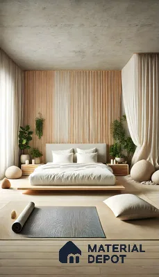 Tranquil Sanctuary with Organic Minimalism | Material Depot