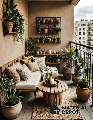 Urban Oasis: A Tranquil Balcony Garden | Material Depot