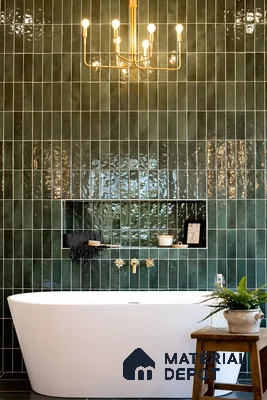 Verdant Sanctuary: A Luxurious Bathroom Retreat | Material Depot