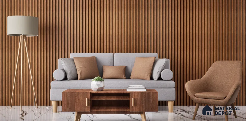 Wooden Look LM 01206 Urban Blend 8 ft x 4 ft Texture Finish Laminates - 1 mm  | Suitable for TV Unit, Wardrobe, Kitchen Cabinets
