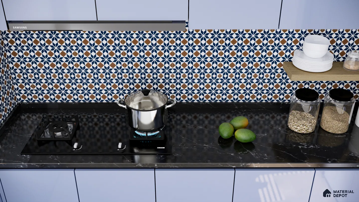 Vibrant Moroccan-Inspired Kitchen Backsplash | Material Depot