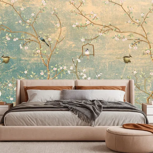 Chinoserie Wallpapers in Bedroom