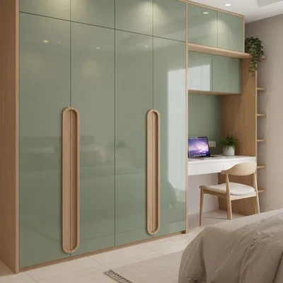 Closeup application image of Wardrobe Laminates