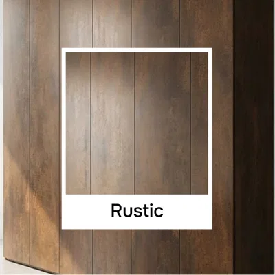 Closeup application image of Wardrobe containing Washed/Rustic Finish Laminates
