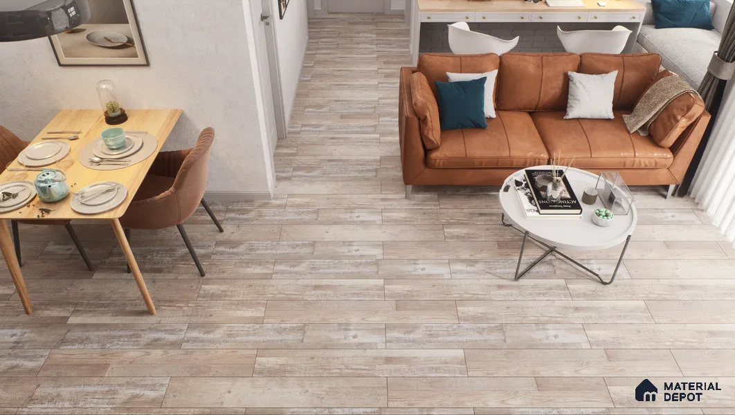 TL 02290 Wooden Series 1200 x 200 mm Non Rectified Original Mould Tile Plank (5 Random Pcs) | 2-3 mm Spacer is Mandatory