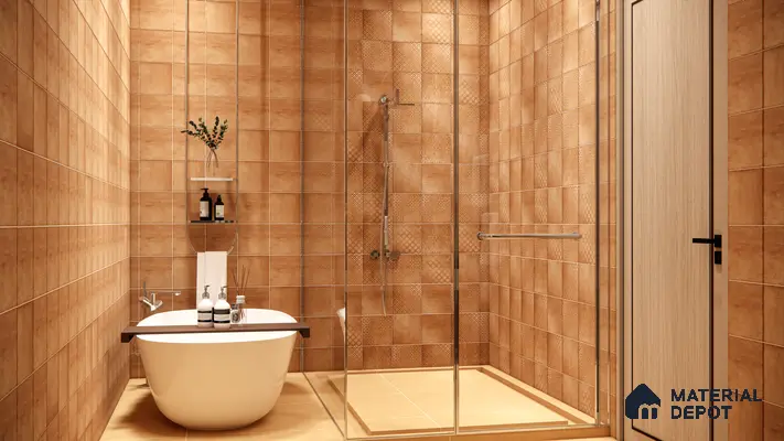Stone Look Wall & Floor Tile TL 09026 | Matte Finish 4 ft x 2 ft Vitrified Tile - 9 mm | Suitable For Kitchen, Bathroom, Bedroom & Office