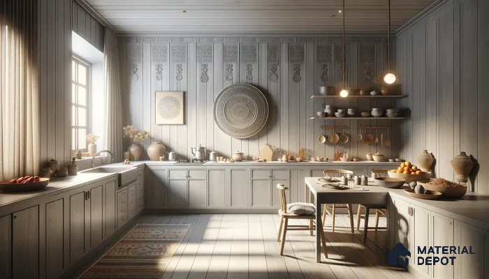 Whispering Woods Kitchen Blends Traditional Craft | Material Depot