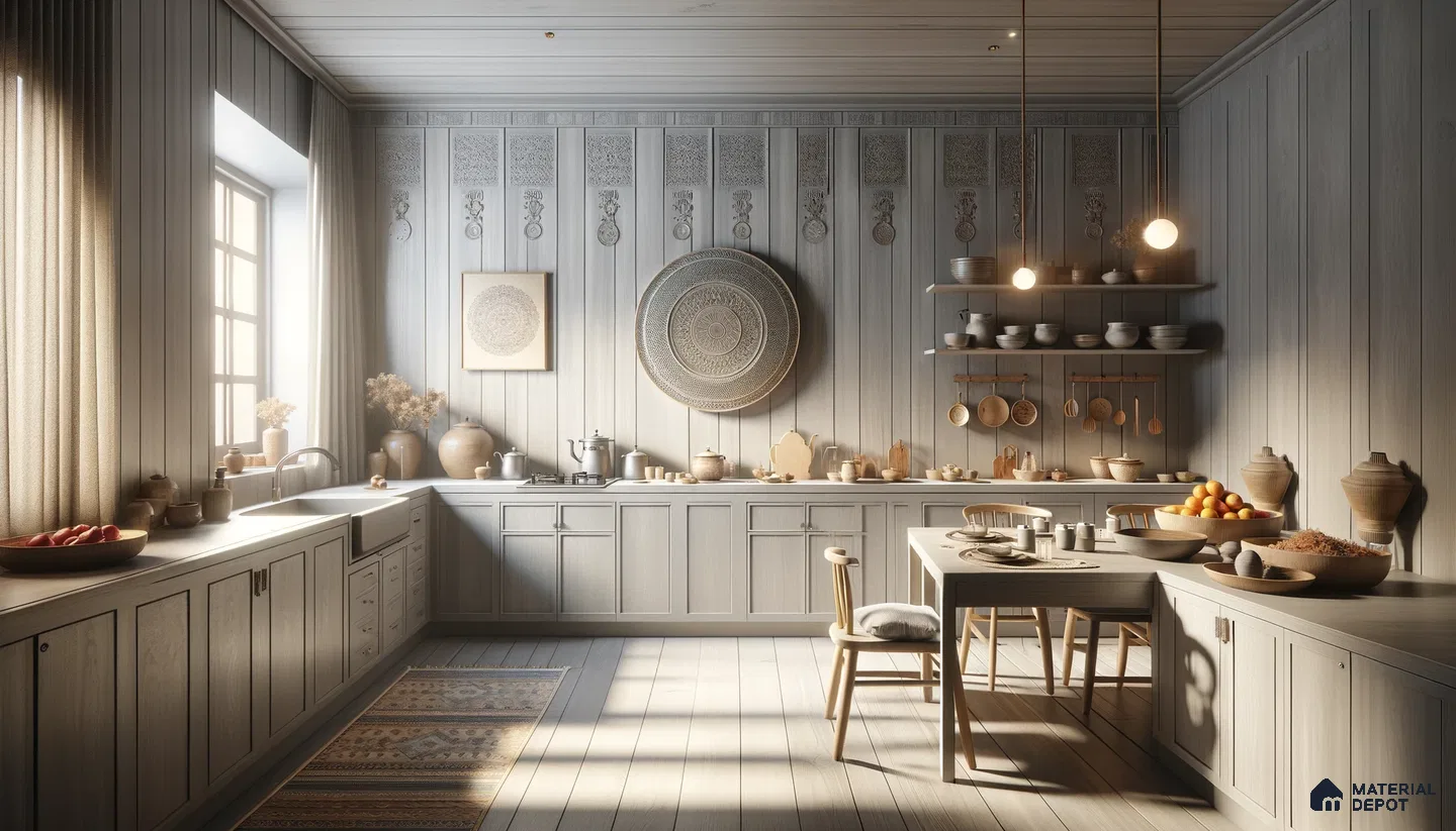 Whispering Woods Kitchen Blends Traditional Craft | Material Depot