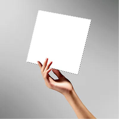 Product Mockup of Laminate showing in Whites Color