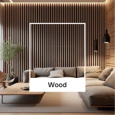 Closeup application image of Wood Look Panels