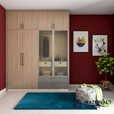 Modern Wooden Wardrobe Design.