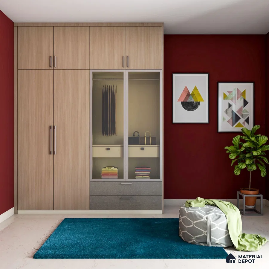Modern Wooden Wardrobe Design.