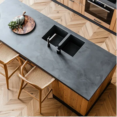Closeup application image of Warm Wooden Tile in Kitchen
