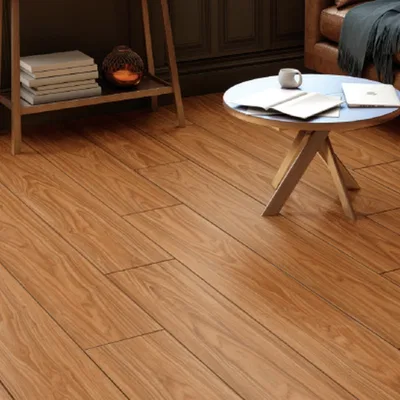 Closeup application image of Wooden Tile Planks Tiles
