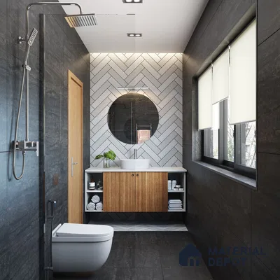 Wet-Dry Zone Bath