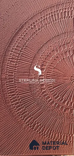 Duco Paintable Clay Impressions CNC Made HDHMR Panel 8 ft x 4 ft - 17 mm (Design Dimention Depth - 6 mm)