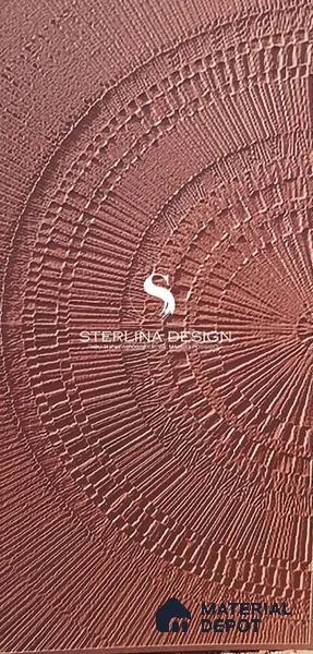Duco Paintable Clay Impressions CNC Made HDHMR Panel 8 ft x 4 ft - 17 mm (Design Dimention Depth - 6 mm)