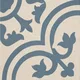 Athangudi Handmade Center Tile TL 10875 D Silver Arabesque 10 x 10 inch Concrete Pearl Finish - 18 mm