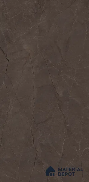 Carving Floor & Wall Tile TL 05612 B Gravier Subtle Choco 2 ft x 4 ft Vitrified Rustic Carving Matte Finish - 9 mm | 6 Random Design | Suitable for Living Room, Bedroom, Bathroom