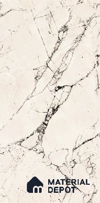 Marble Crema Marfil Wall & Floor Tile TL 05800 C Ivory Beige 4 ft x 2 ft Matte Finish Vitrified Tile - 9 mm | 10 Random Designs | Suitable For Living Room, Bedroom, Kitchen