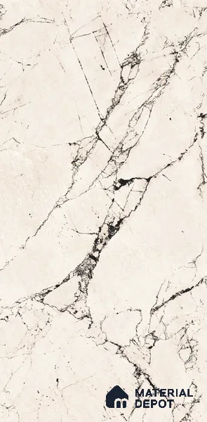 Marble Crema Marfil Wall & Floor Tile TL 05800 C Ivory Beige 4 ft x 2 ft Matte Finish Vitrified Tile - 9 mm | 10 Random Designs | Suitable For Living Room, Bedroom, Kitchen