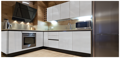 White Glossy Laminates