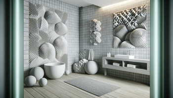 Bathroom 3D Designer Tiles