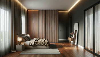 Wardrobe Fluted Acrylic Laminates