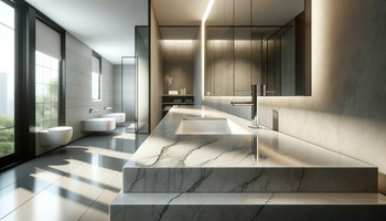 Quartz Stone Slabs for Bathroom