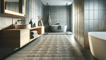 Bathroom Textured Floor Tiles