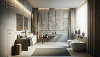 Bathroom Textured Wall Tiles